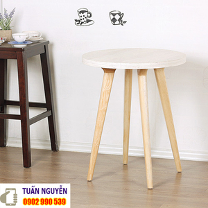 Bàn cafe bằng gỗ