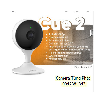 BÁN CAMERA IMOU C22EP 2MP FULL HD 1080P – TẶNG THẺ 32GB