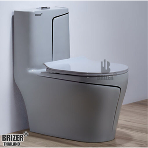 Bồn Cầu Một Khối BRIZER Công Nghệ Xã Xoáy Super Vortex BZ8013