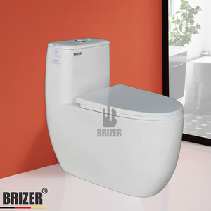 Bồn Cầu Một Khối BRIZER Công Nghệ Xã Xoáy Super Vortex BZ8917