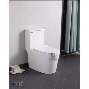 Bồn Cầu Một Khối BRIZER Công Nghệ Xã Xoáy Super Vortex BZ8938