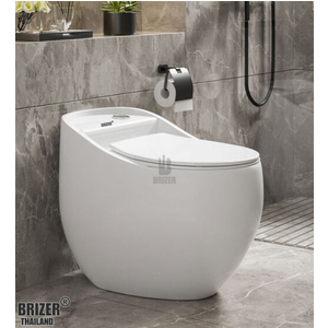 Bồn Cầu Trứng BRIZER Công Nghệ Xã Xoáy Super Vortex BZ8922