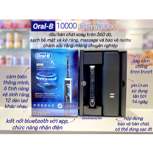 Bàn chải điện Oral-B Genius X 10000