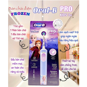 Bàn chải điện Oral-B Pro Elsa 3 tuổi