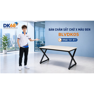 Bàn chân sắt chữ Z/ X màu đen – BLVDK05