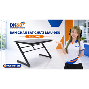 Bàn chân sắt chữ Z/ X màu đen – BLVDK05