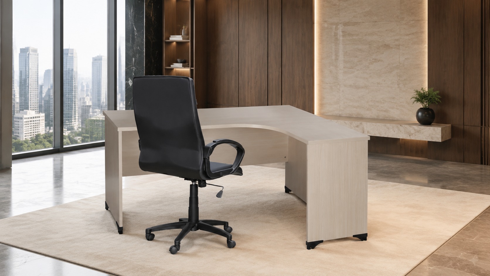 Bàn làm việc chữ L 1,4M – BLVDK03