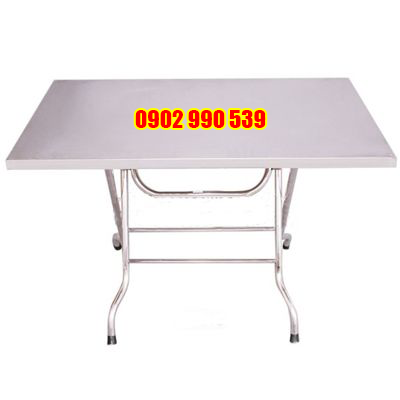 Bàn chữ Nhật 0.5x0.8m Phi 25 X 0.5mm, Cao 0.5m