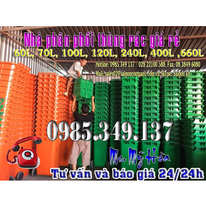 Bạn đã biết Thùng rác nhựa 120 lít nắp kín- giá chỉ 520.000 chưa?