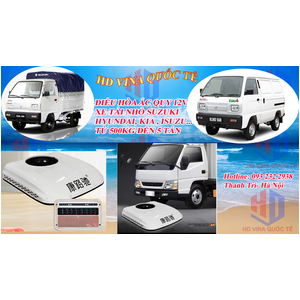 BÁN ĐIỀU HÒA CHẠY ẮC QUY 12 V LẮP CHO XE TẢI NHỎ SUZUKI 500 800 KG