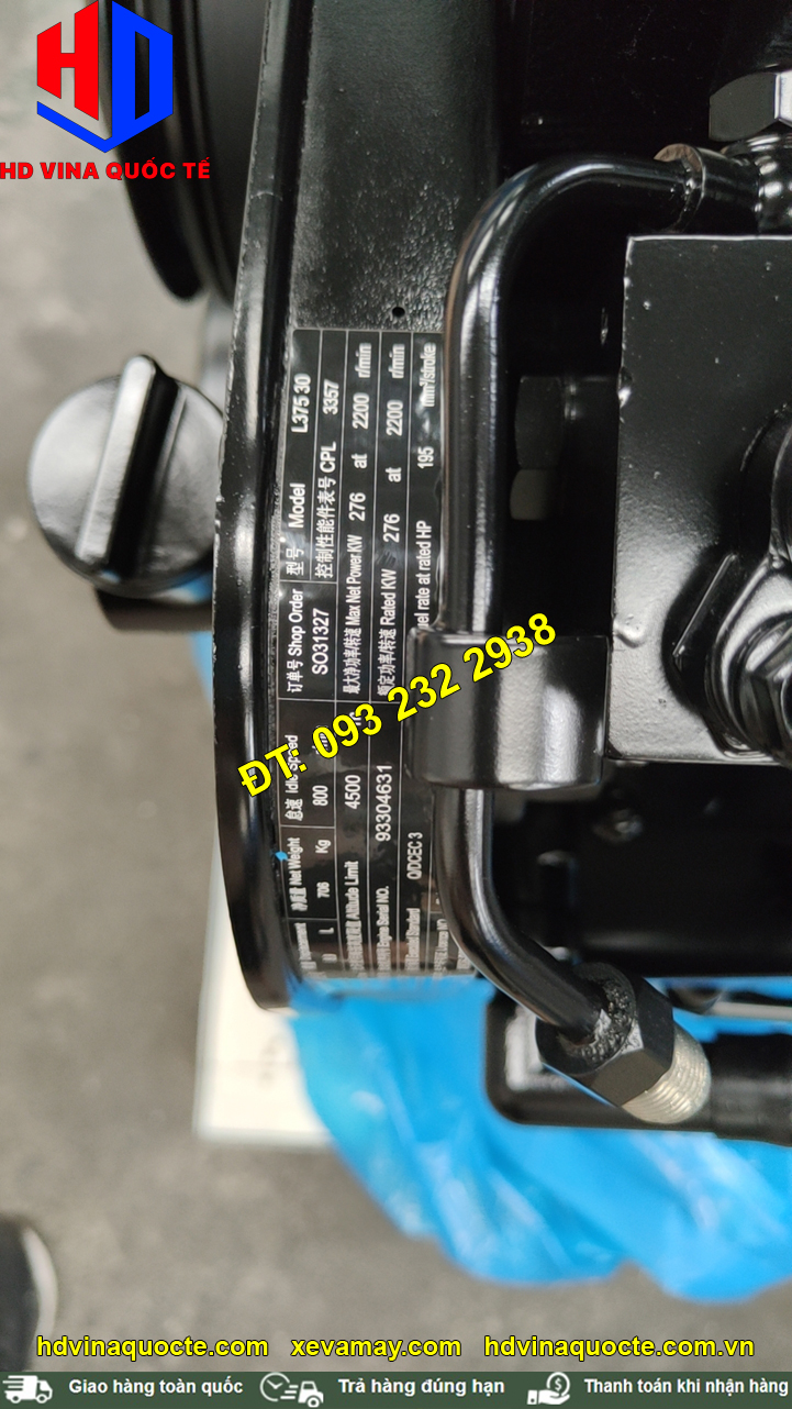 Bán động cơ xe đầu kéo Dongfeng cumin 375 Ps