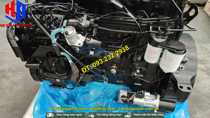 Bán động cơ xe đầu kéo Dongfeng cumin 375 Ps