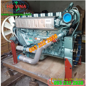 Bán động cơ Howo 371 Ps mặt máy cáo, chính hãng