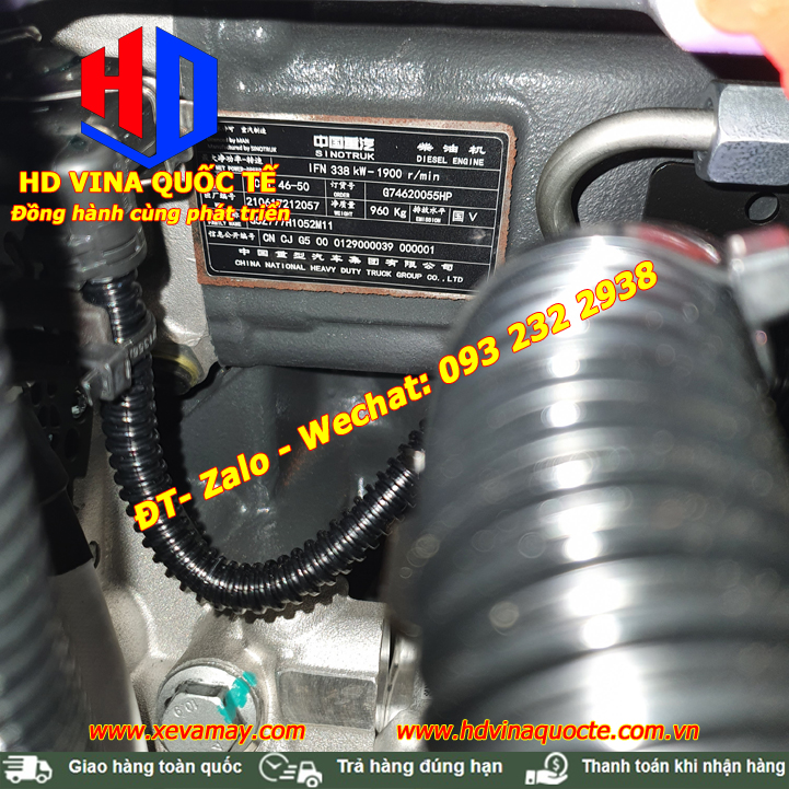 Bán động cơ xe đầu kéo Howo Sitrak T7H TH7 Max Man