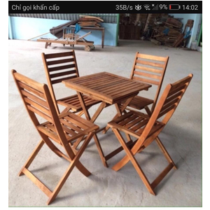 bàn ghế cafe cao