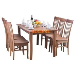 Bàn ghế gỗ nhà hàng cao cấp