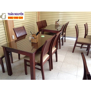 Bộ bàn ghế gỗ quán nhậu