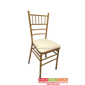 Bàn ghế nhà hàng tiệc cưới - ghế nhà hàng Tiffany trắng TFN-004