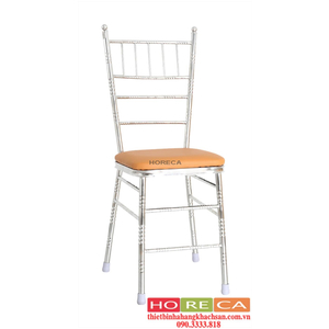 Bàn ghế nhà hàng tiệc cưới - ghế nhà hàng Tiffany trắng TFN-005