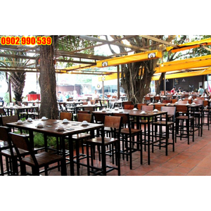 Bàn ghế quán nhậu gỗ