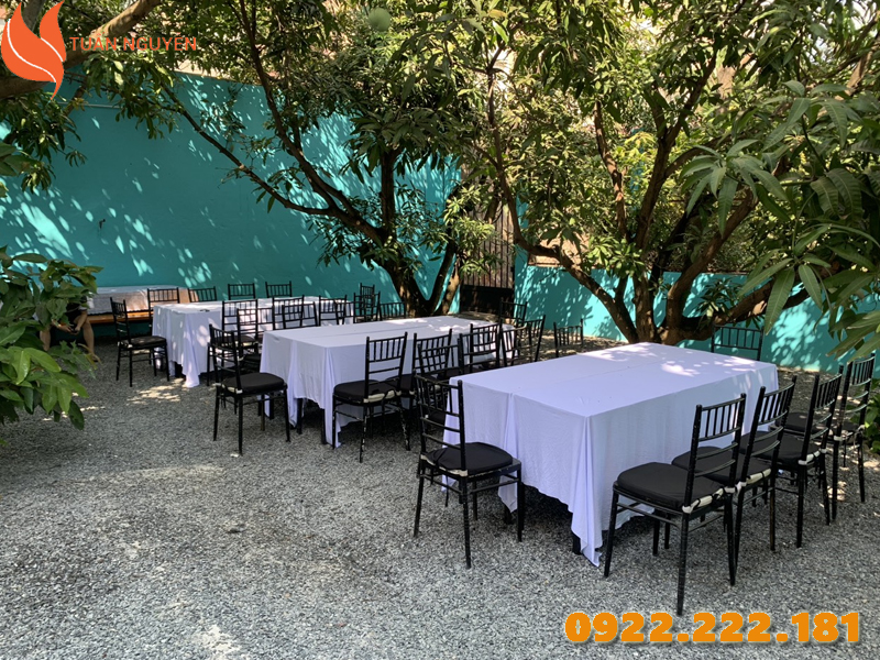 Cho thuê ghế tiffany chất lượng, uy tín