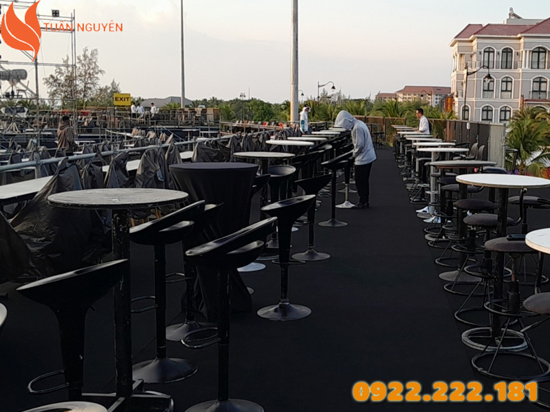 Cho thuê bàn ghế cocktail giá tốt