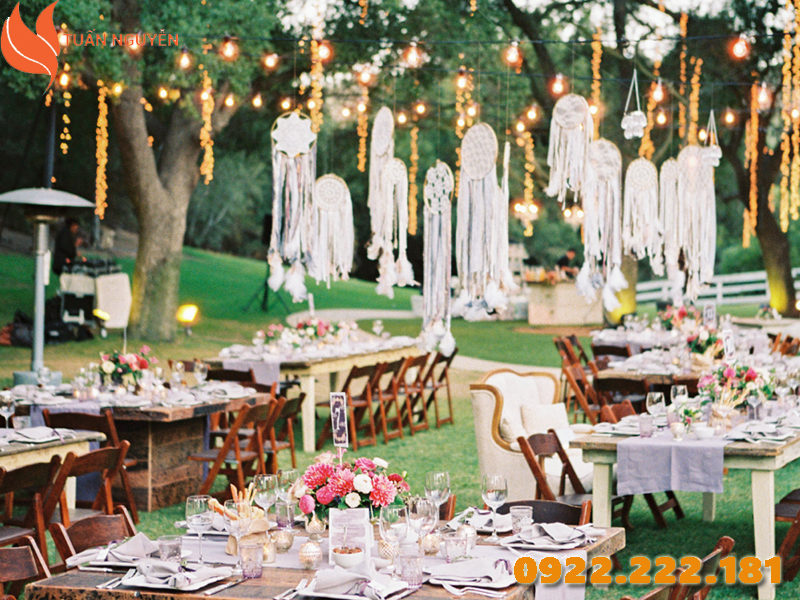 Cho thuê bàn ghế tiệc buffet giá rẻ - Tuấn Nguyễn