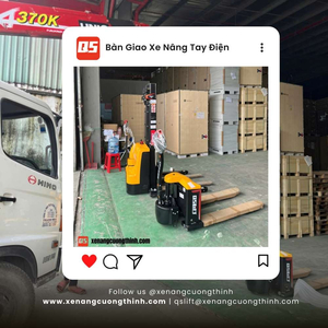 Bàn Giao Combo Xe Nâng Tay Điện 1.5 Tấn 2 Tấn QSLift