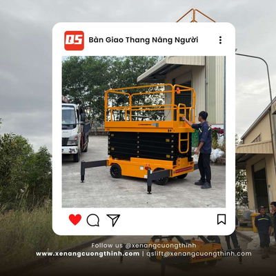 Bàn Giao Thang Nâng Người Bán Tự Hành Tại Bình Phước
