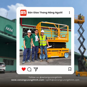Bàn Giao Thang Nâng Người QSLift GTJZ0810 Tại KCN Sóng Thần 3