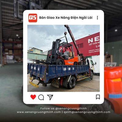 Bàn Giao Xe Nâng Điện Ngồi Lái 3.5 Tấn Tại Cường Thịnh
