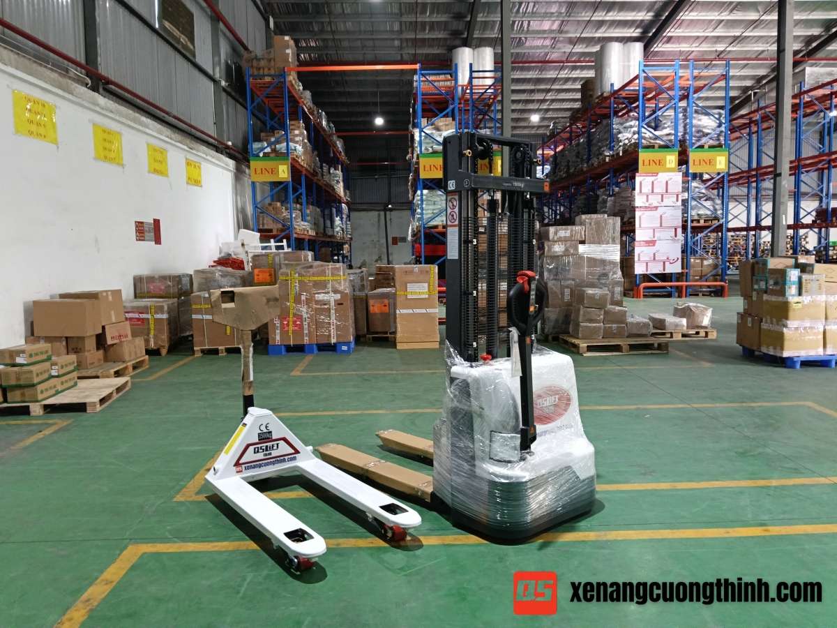 Bàn Giao Xe Nâng Điện Stacker 1.5 Tấn | Thủ Đức - HCM