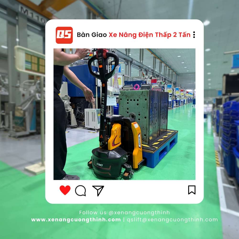 Bàn Giao Xe Nâng Điện Mini Tại Bình Dương
