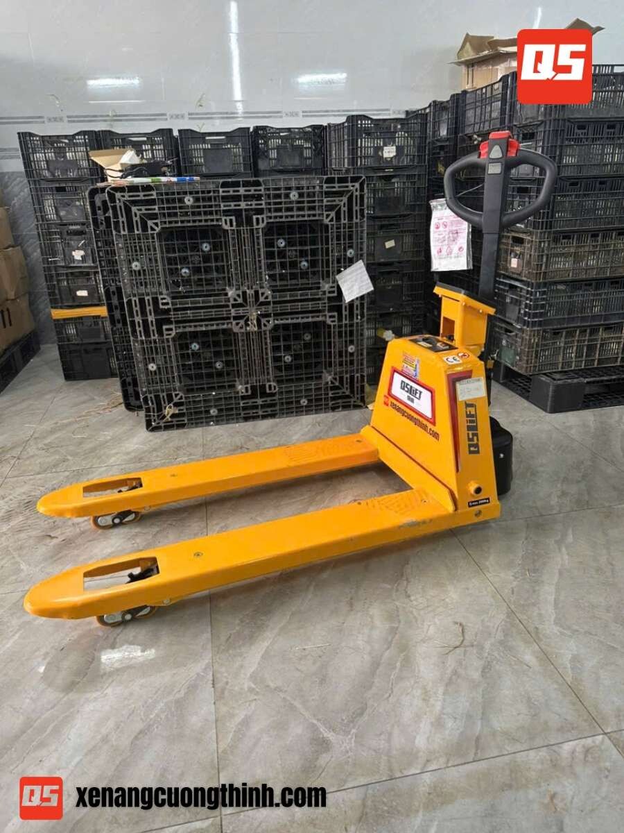 Xe Nâng Tay Điện Gắn Cân Điện Tử | QSLift EPT20E-S