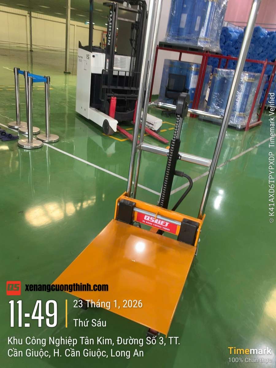 Bàn Giao Xe Nâng Tay Mini 400kg QSLift PS0415