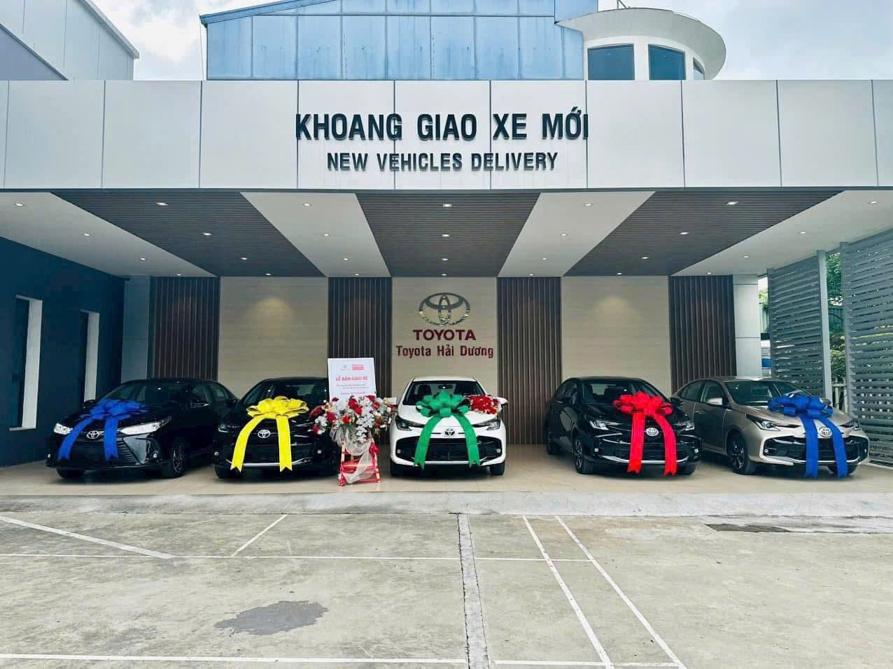 Bàn giao lô xe Vios tại Toyota Hải Dương