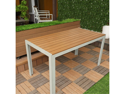 Bàn gỗ nhựa ngoài trời SW-B002 (Bàn lớn)