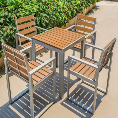 Bàn gỗ nhựa ngoài trời nhập khẫu SW-L002