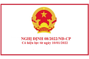 BAN HÀNH NGHỊ ĐỊNH SỐ 08/2022/NĐ-CP NGÀY 10/01/2022 HƯỚNG DẪN VỀ CẤP GIẤY PHÉP MÔI TRƯỜNG