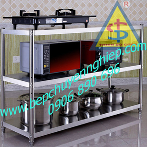 Bàn kệ kết hợp bằng inox
