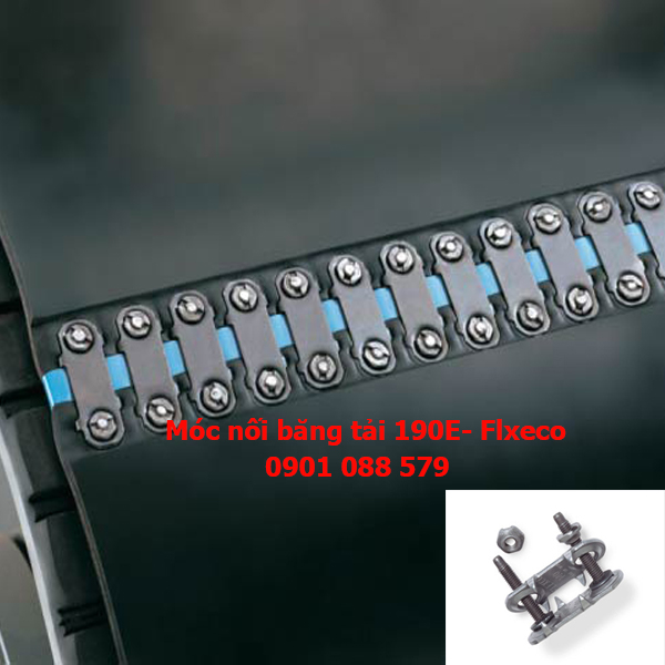 Móc nối băng tải bản lề 190E Flexco nối băng tải từ 8mm đến 14mm 