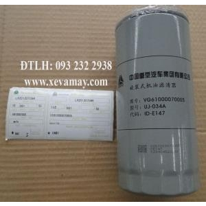 Bán lọc dầu VG61000070005 Sinotruk: Howo Hoka.....