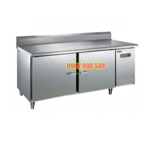 BÀN MÁT 2 CÁNH INOX 1.8 MÉT CÓ VÁCH CHẮN