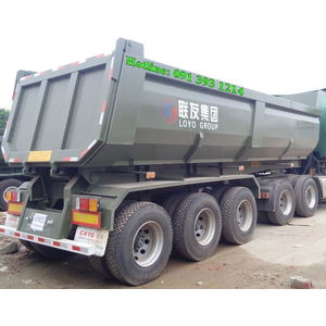 Bán mooc ben HUAYU - CIMC tải trọng cao nhất 31,25 tấn, có hệ thống tăng cường chống lật, chống bửa