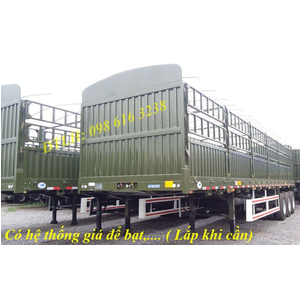 Bán mooc thùng khung mui CIMC 3 trục lốp 12.00R20 11.00R20 12R22.5 sơ mi rơ mooc tải CIMC Chính hãng