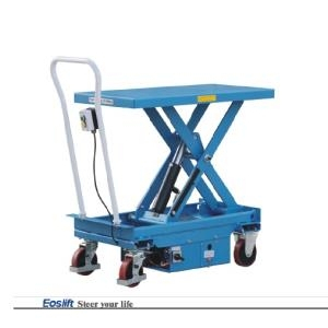 Bàn nâng điện thấp 300 kg, 500 kg nâng cao 1m giá tốt
