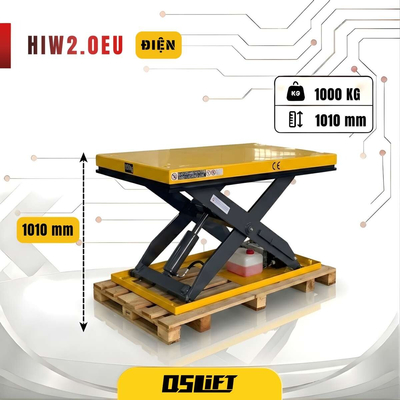 Bàn nâng thủy lực 1 Tấn - 1m | HIW2.0EU