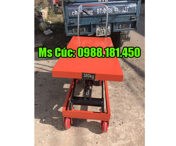 Bàn nâng thủy lực 300kg nâng cao 900mm chính hãng giá tốt