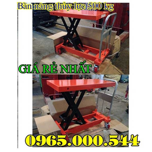 Bàn nâng thủy lực 500 kg nhập khẩu giá khuyến mãi