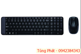 Bàn phím + chuột không dây Combo Logitech MK220 (màu đen)